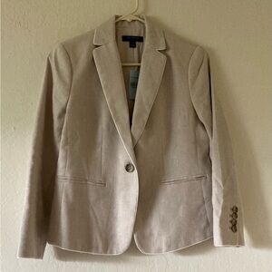 Ann Taylor Newbury Blazer in Herringbone Petite